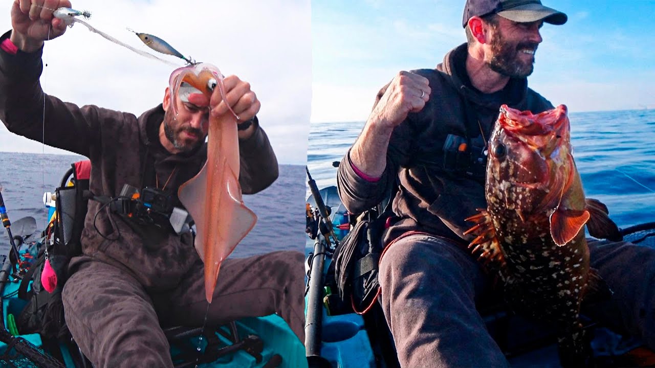 Entre KALAMARDOS y BICHARRACOS (Epic kayak fishing day)