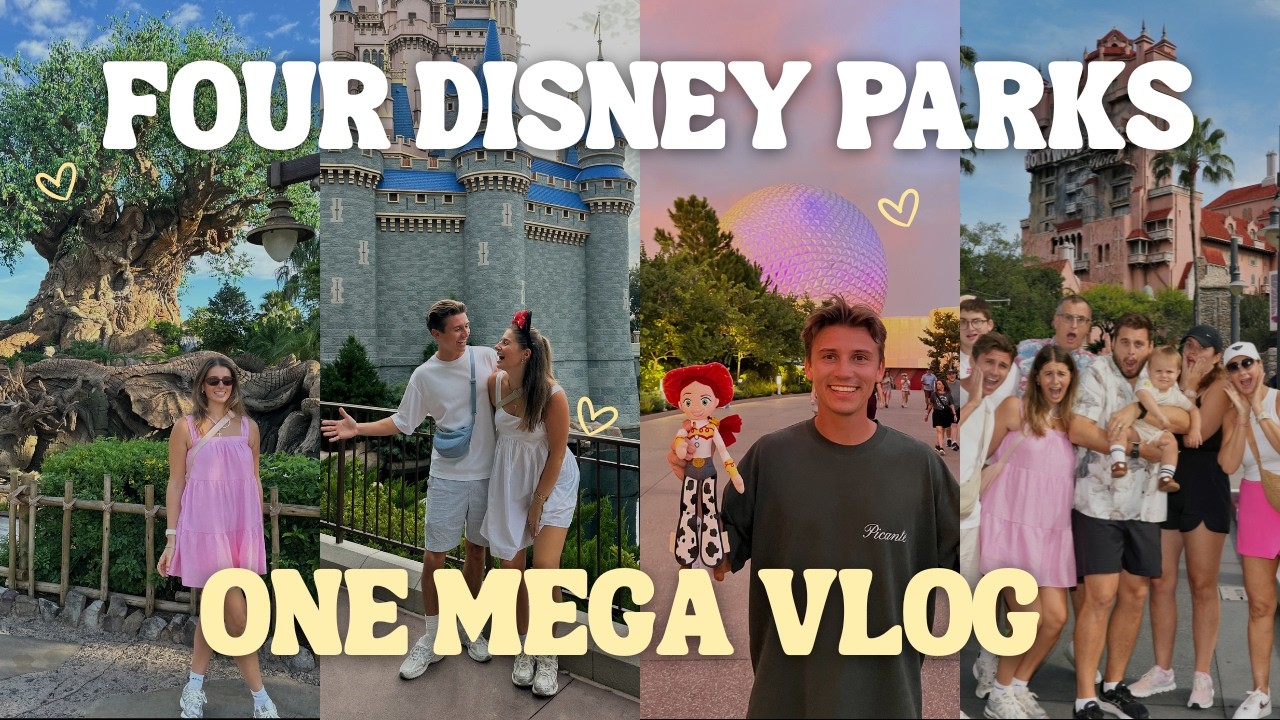 DISNEY WORLD VIP TOUR | 4 PARKS, 1 MEGA VLOG | we did every single Disney MUST-DO!