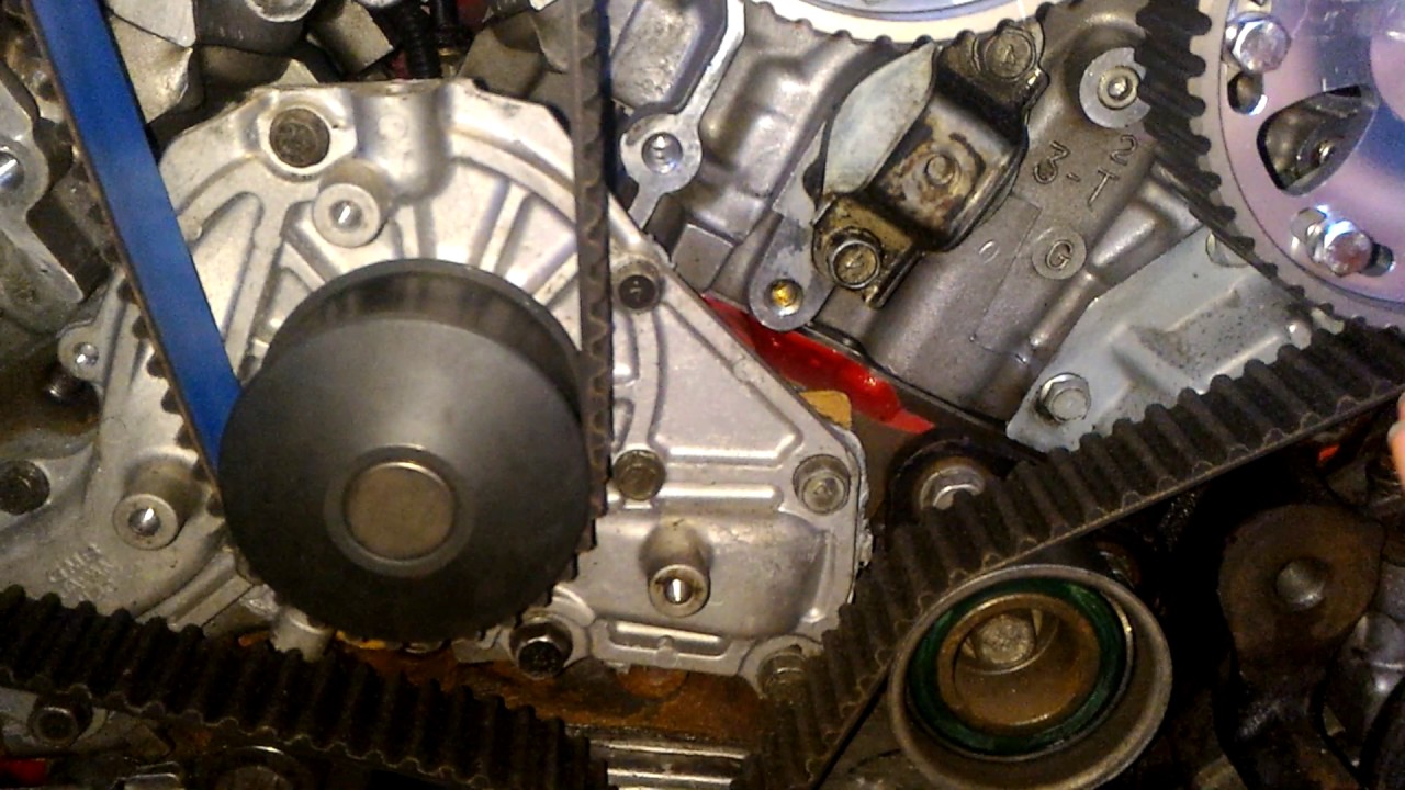 3000gt dodge stealth solid timing tensioner diy simple explanation