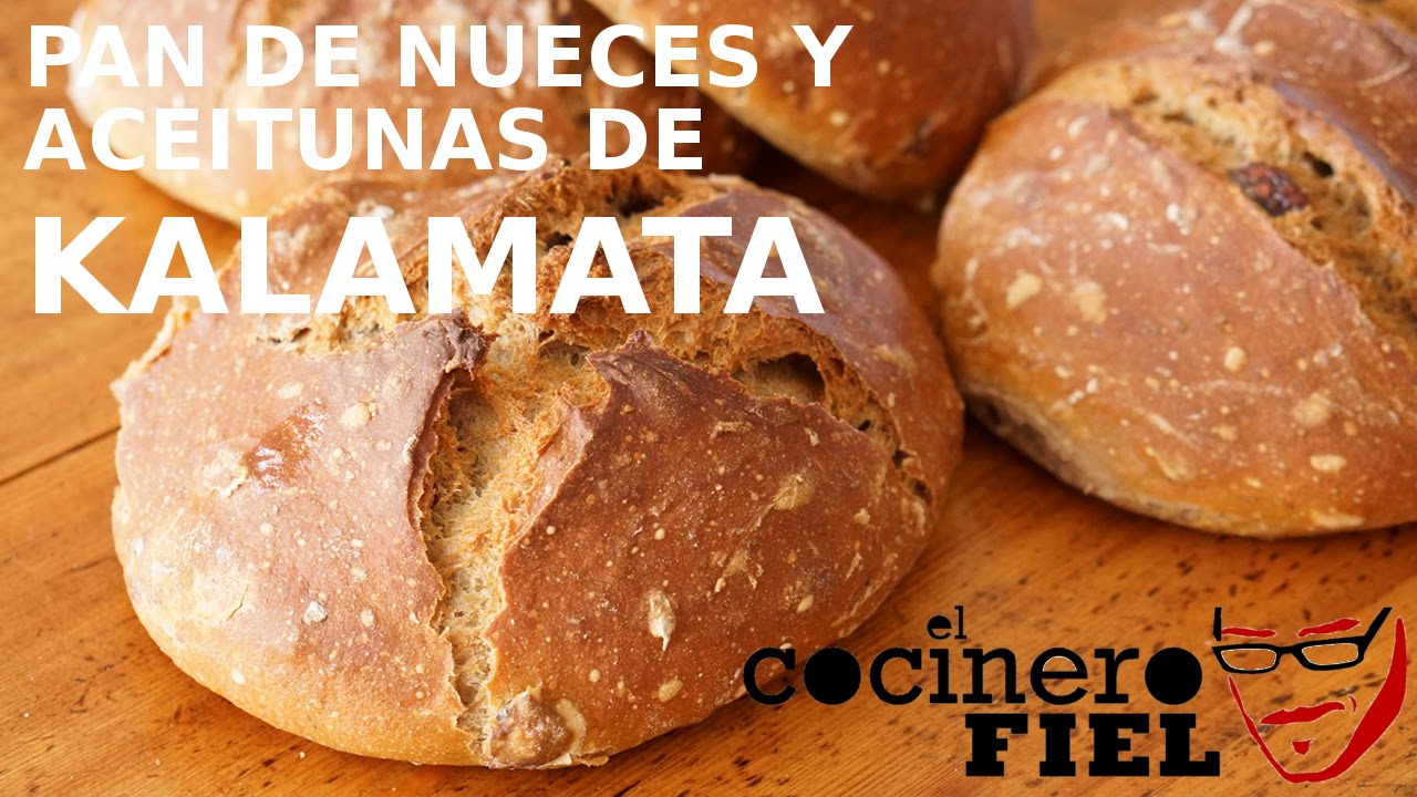PAN DE NUECES Y ACEITUNAS DE KALAMATA