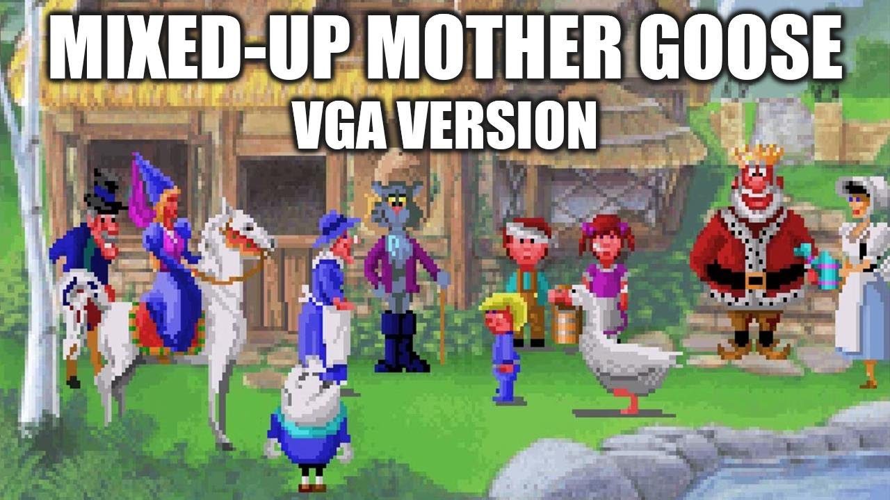MIXED-UP MOTHER GOOSE (VGA Version) Adventure Game Gameplay Walkthrough - No Commentary Playthrough