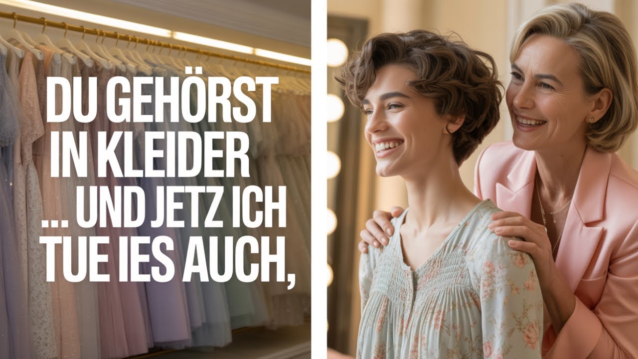 „Tante sagte: ‚Du wärst eine reizende Nichte‘ … und jetzt sieh mich an!“Crossdressing-Story,