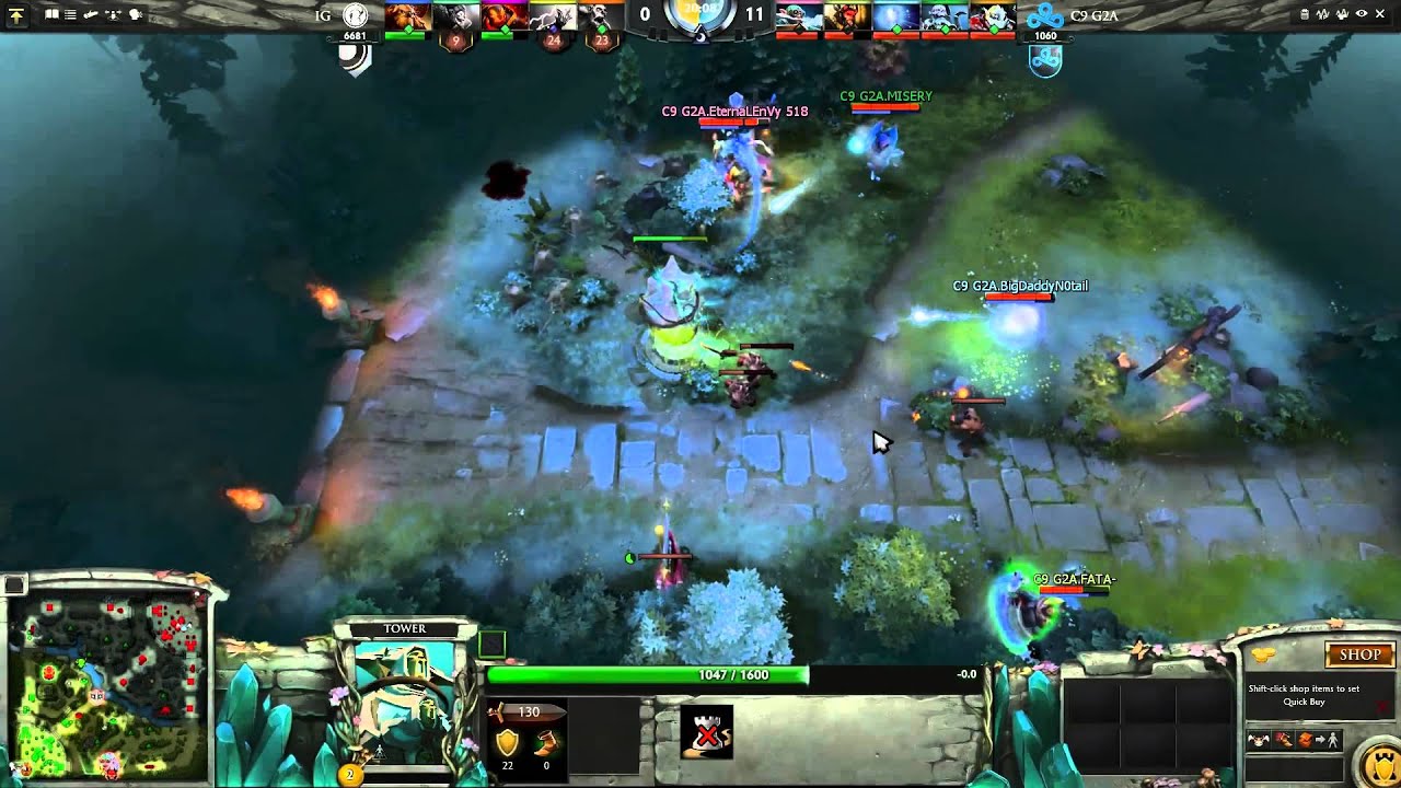 Most one sided game of The International 2015 &mdash; Cloud9 vs IG