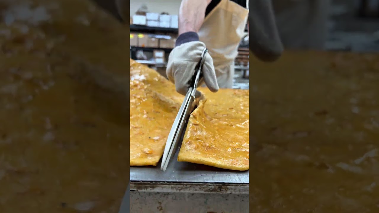 32.5 pounds of the world's best cashew brittle! 😍