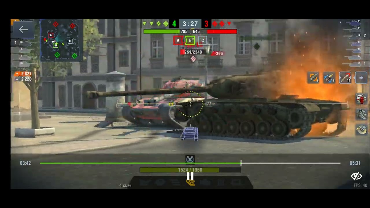 wot blitz - t110e3 мастер.