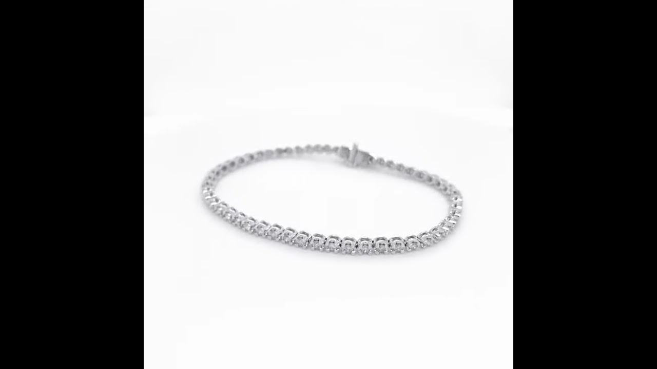 18kt White Gold Diamond Bracelet