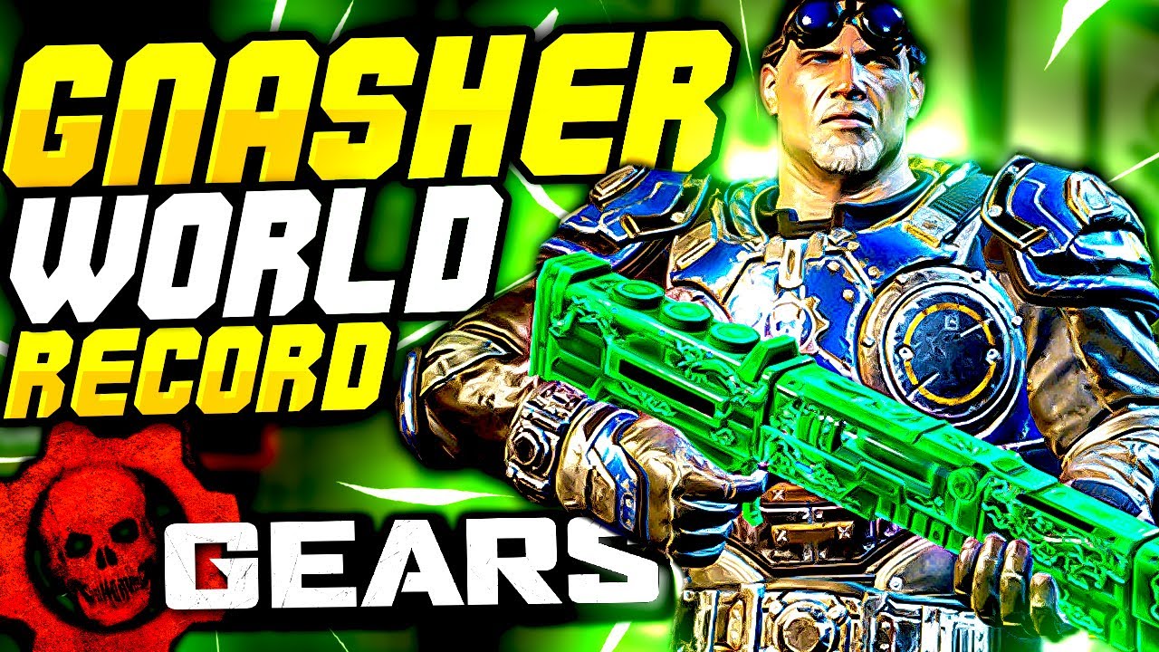 The Gnasher Kill Solo Ranked World Record in GEARS of WAR 🏆