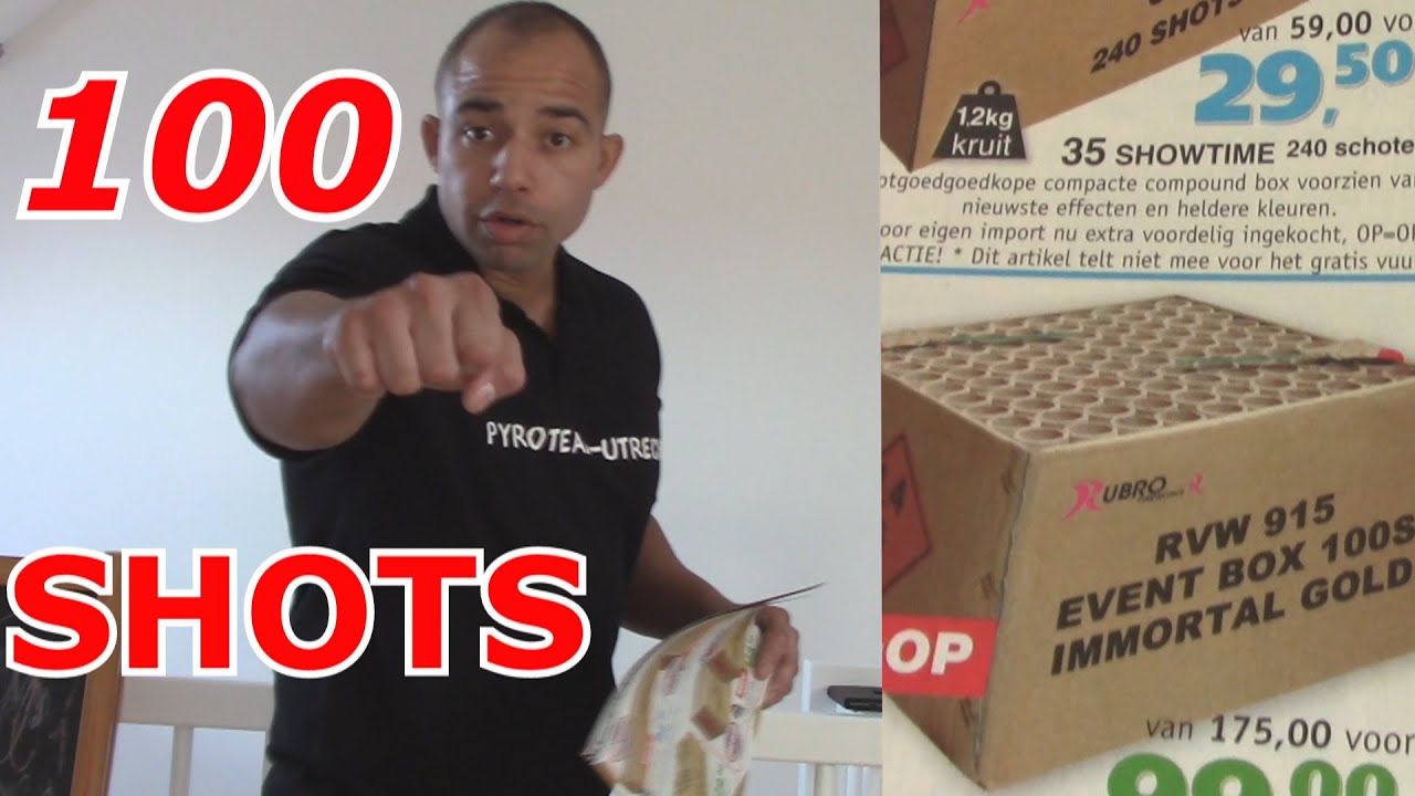 Rubro Vuurwerk Event Immortal Gold 100 shots! 2019/2020
