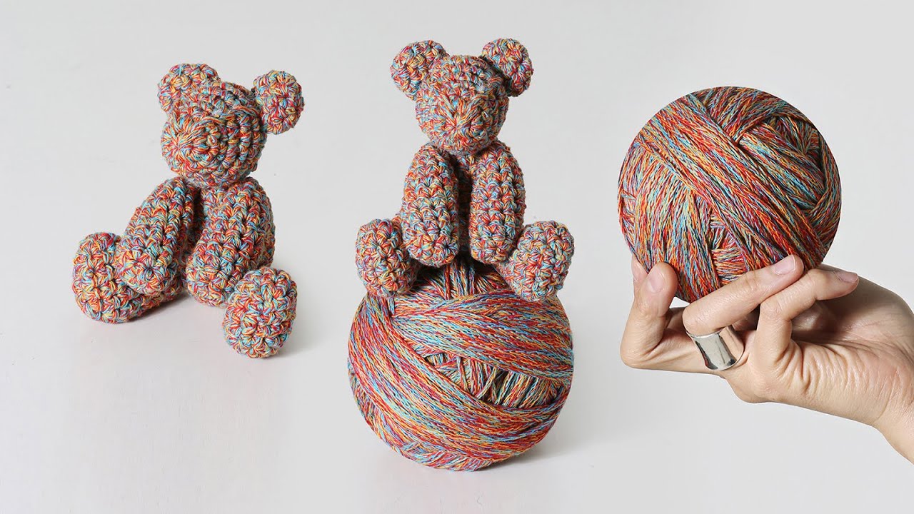 비비비 X 크로셰곰, 이런 컬러 본 적 있나요? / Crochet Bear Tutorial