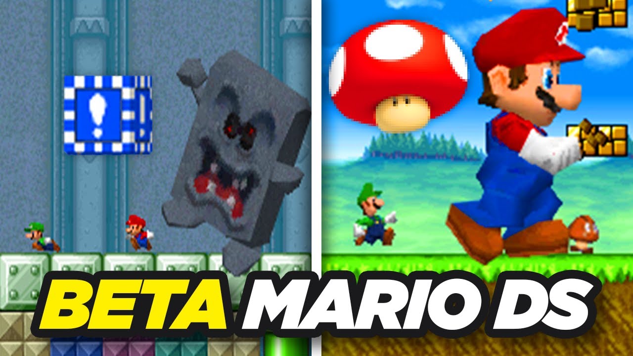 La Beta immense de Mario Bros DS