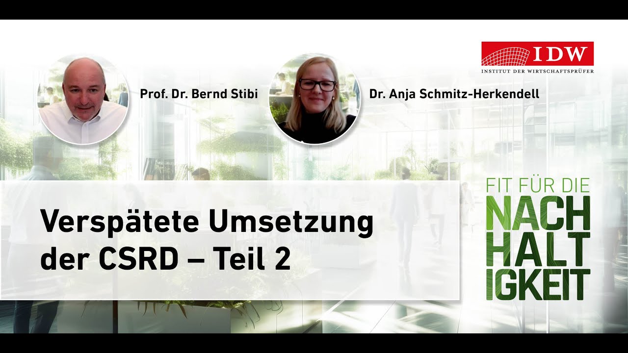 4#2 Verspätete Umsetzung der CSRD - Teil 2