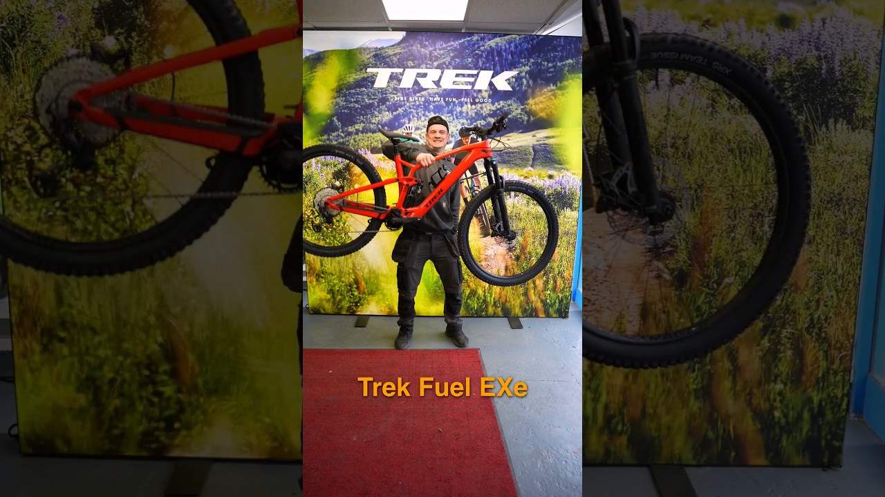 Сравнение веса горных велосипедов Trek | EMTB против MTB #mountainbiking #trekbikes #trekrail #mtb