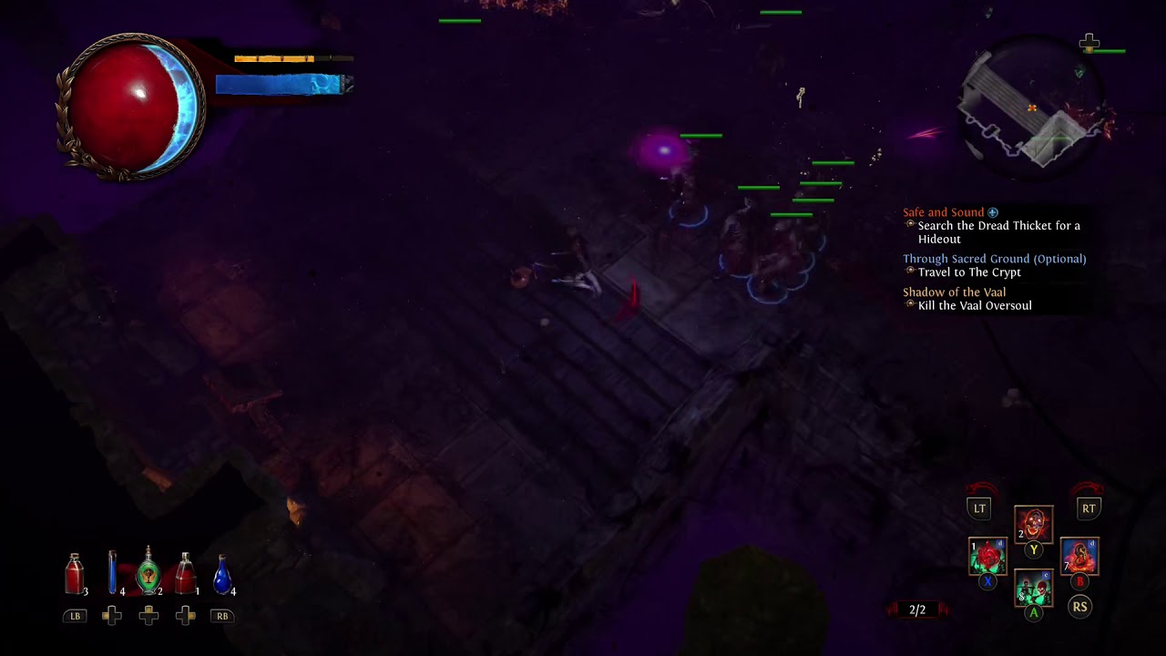 The undead army. Path of exile