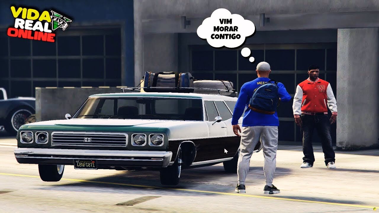 GTA V - VIDA REAL | O COMEÇO DO CAOS FUI MORA COM MEU IRMAO