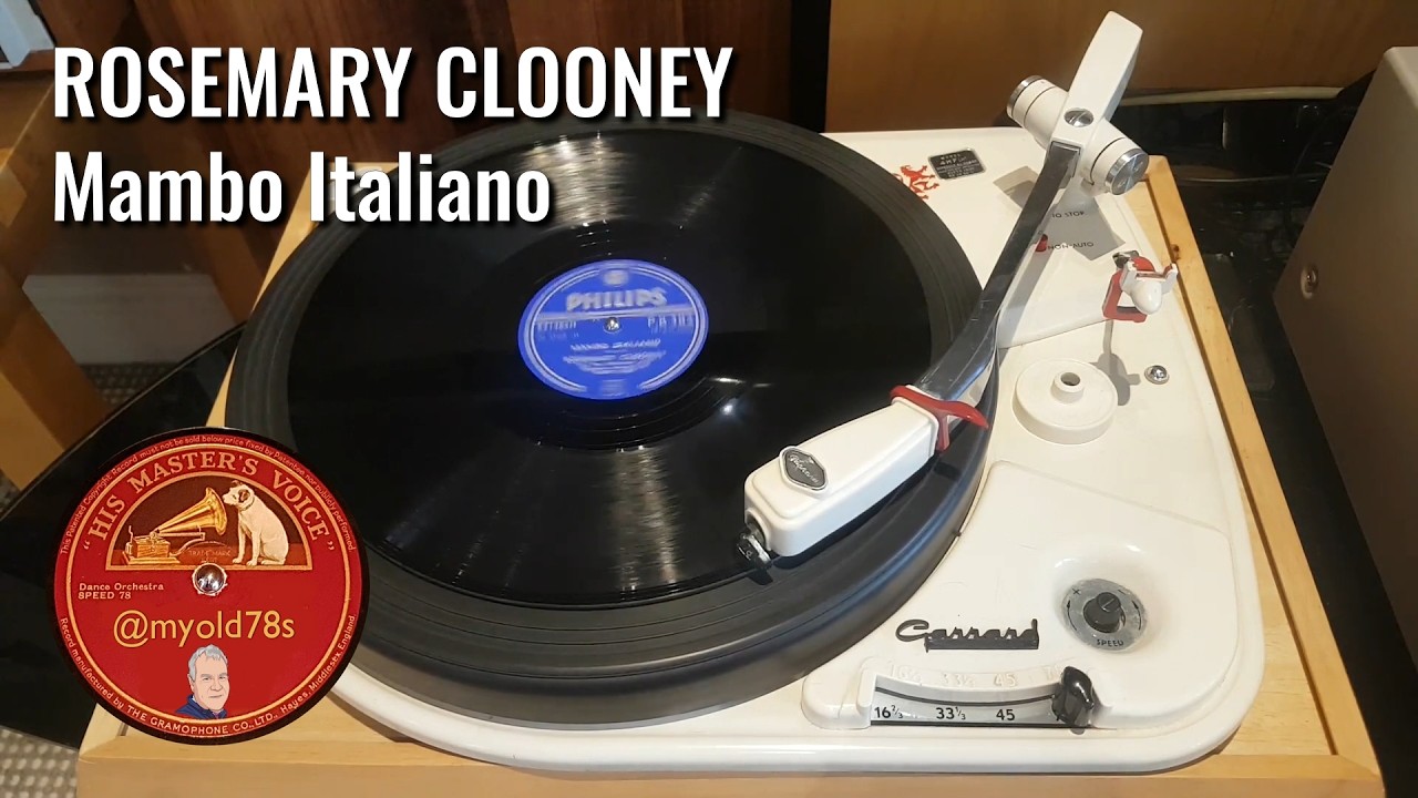 Mambo Italiano - Rosemary Clooney 1954 78rpm (Philips PB 382)