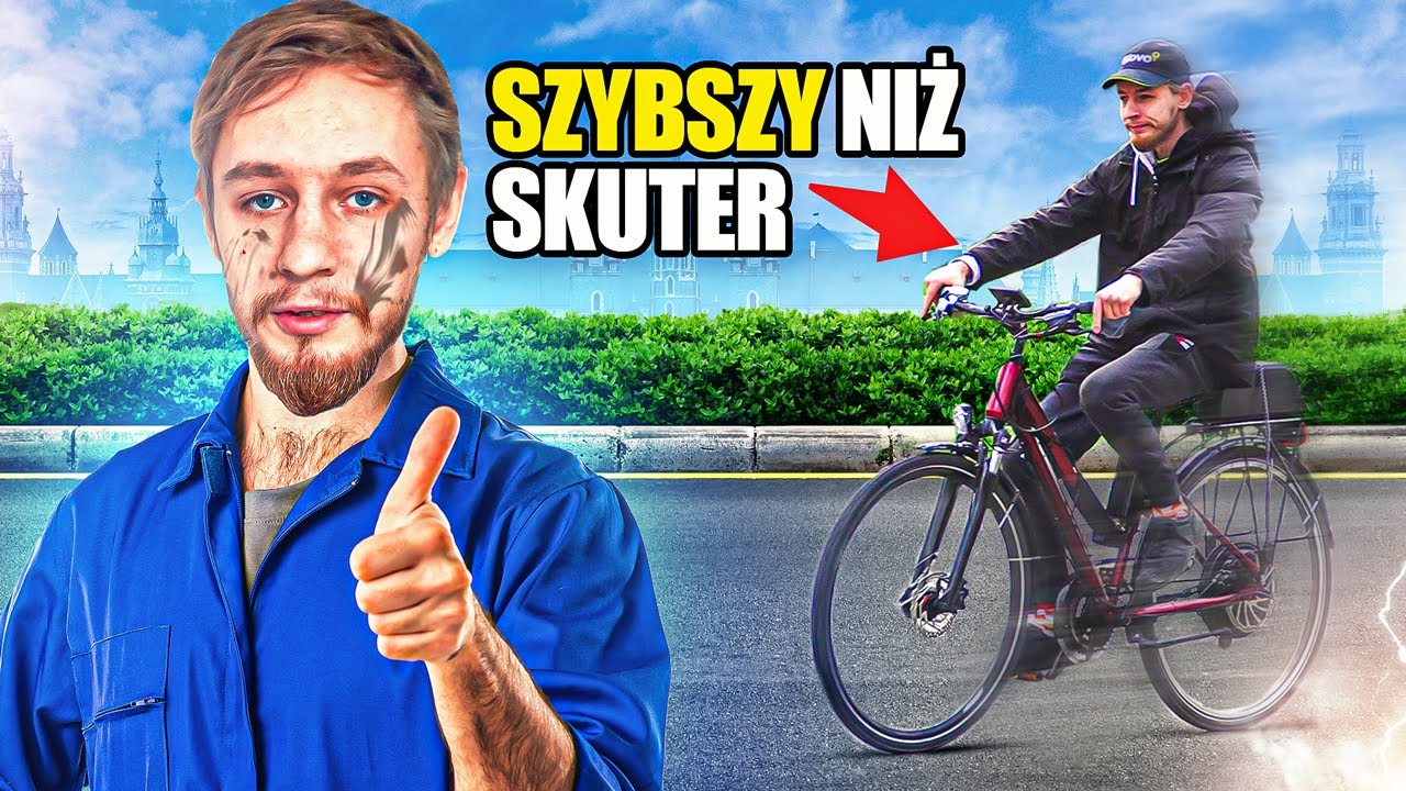 ⚡PRZEROBIŁEM ROWER NA ELEKTRYCZNY! ⚡