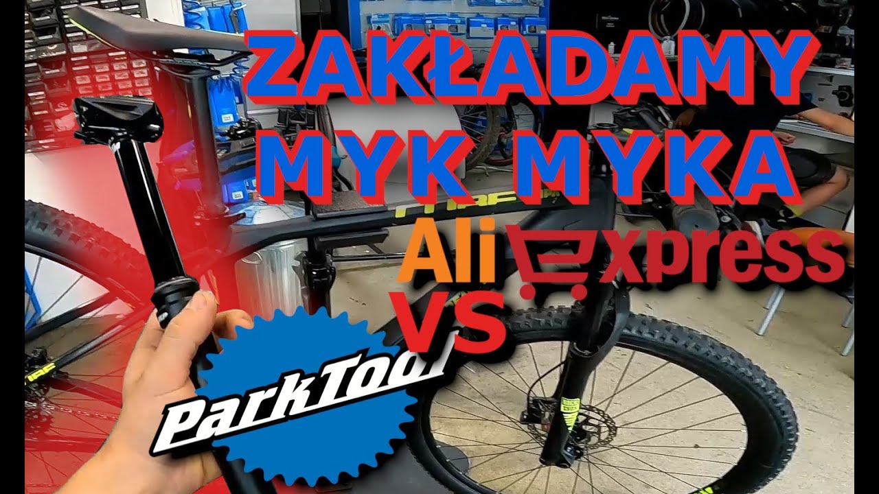 Montaż sztycy regulowanej | AliExpress RISK RL217 VS ParkTool IR-1.2