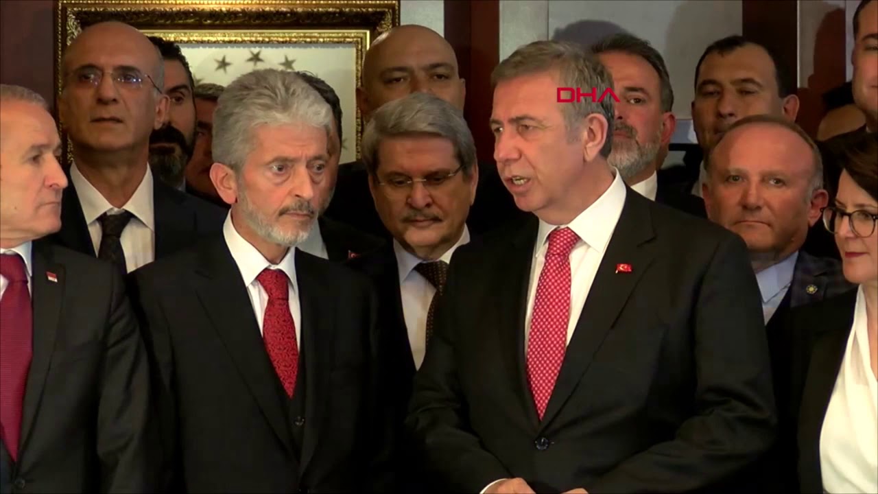 Ankara Büyükşehir Belediye Başkanlığı'nda devir teslim töreni