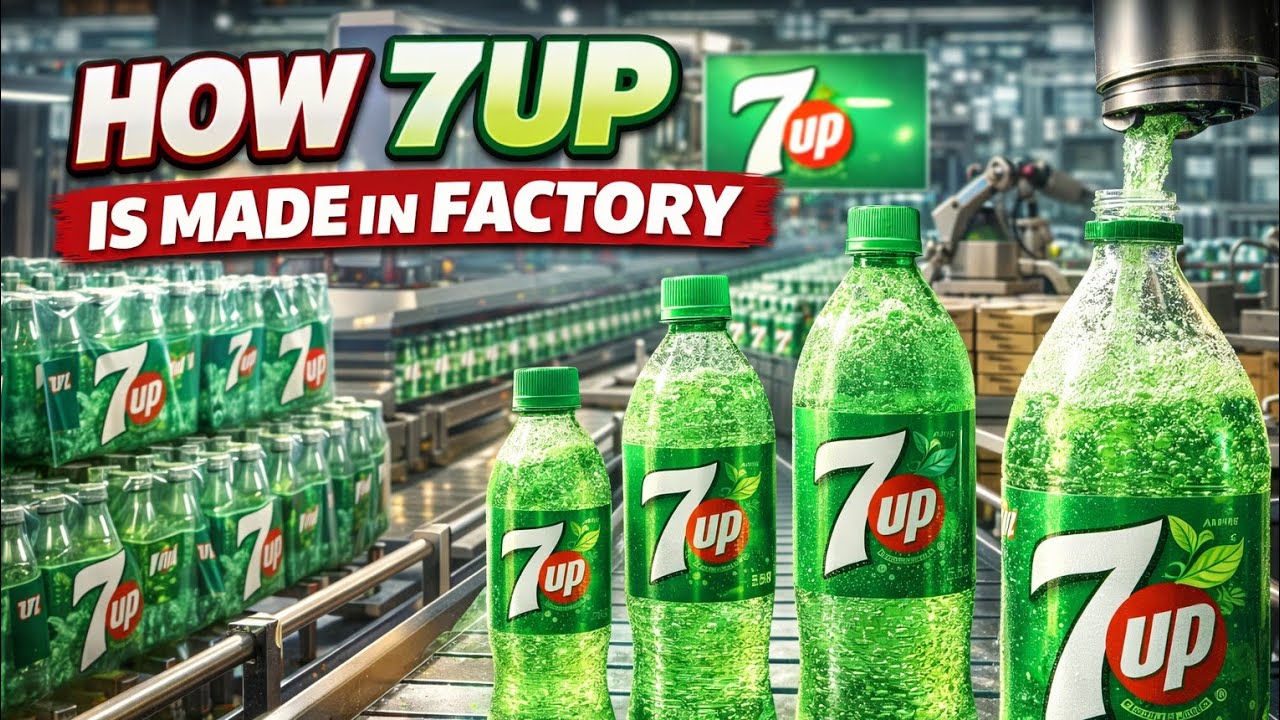 Inside 7UP Factory | How 7UP Bottles Are Filled & Packed (Full Process)