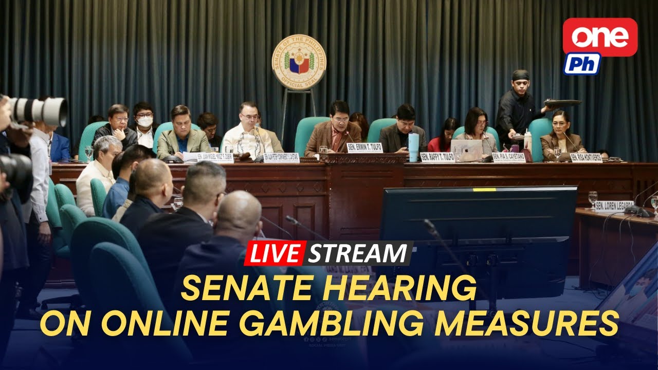 LIVE | Senate conducts public hearing on online gambling measures (August 14, 2025)
