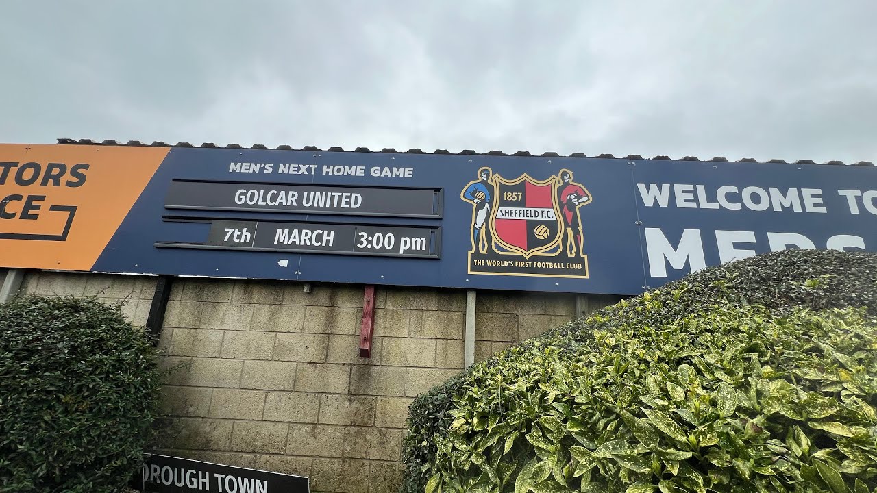 SHEFFIELD FC THE WORLD OLDEST FOOTBALL TEAM PITCH TOUR 