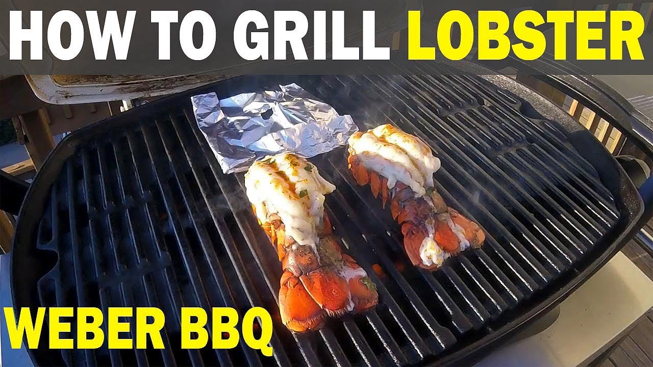 ВКУСНО! КАК ПРИГОТОВИТЬ ХВОСТ ЛОБСТЕРА НА ГРИЛЕ НА ГРИЛЬ-ПРИБОРЕ Weber Q