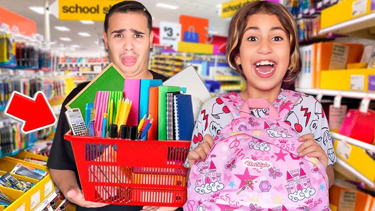بسبب ..بداية الدخول المدرسي 🔥🏫اشترينا لرانيا الادوات المدرسية📚✏️ (خسرت فلوسي)😨💔