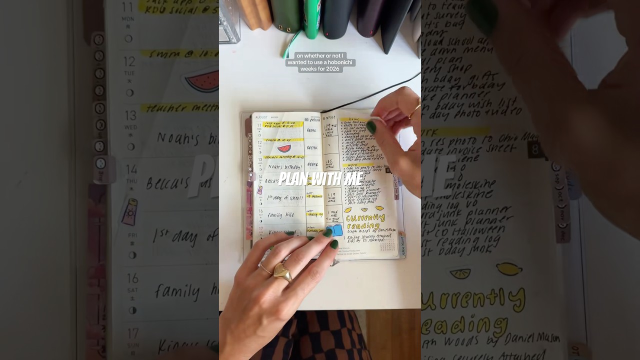 How do you use your hobonichi weeks?! #hobonichi #planwithme #hobonichiweeks