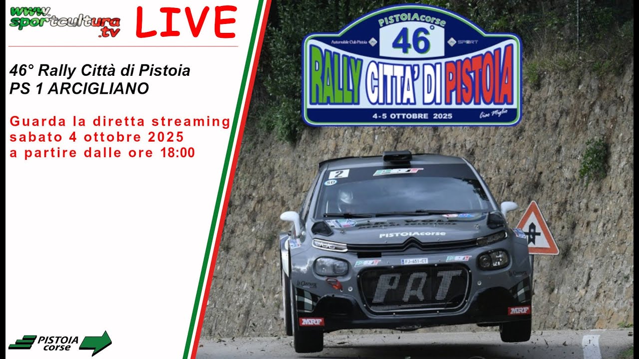 46° Rally Città di Pistoia 2025 - P.S.1 Arcigliano | SPORTCULTURA.TV