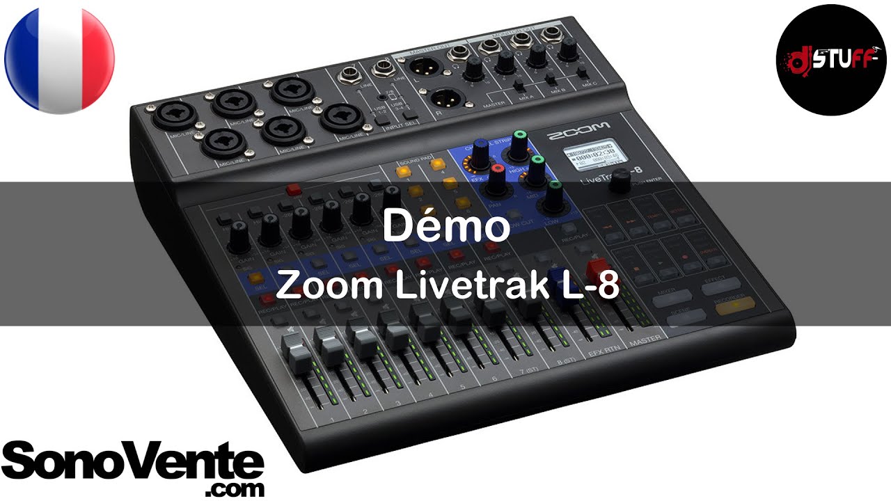 Zoom Livetrak L-8 🇫🇷 ( English in description )