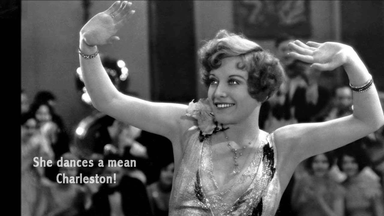 Joan Crawford plays a flapper in a 1928 silent movie