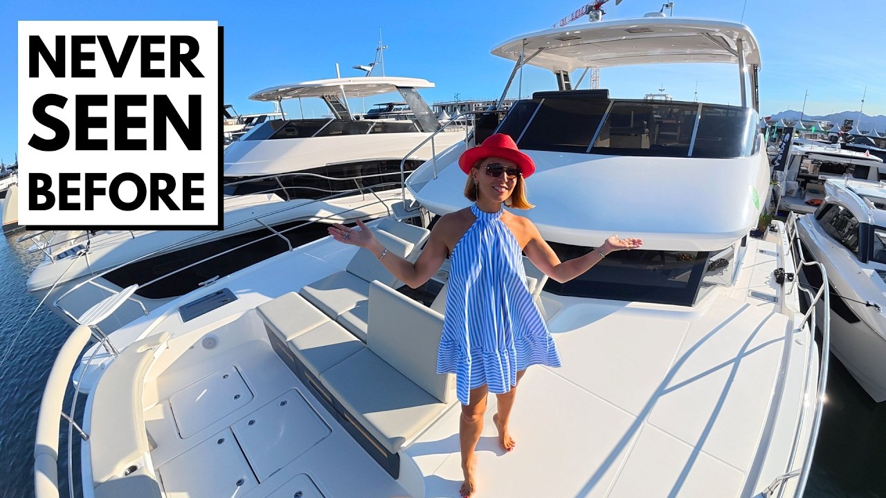 ЛУЧШЕ, ЧЕМ ДОМ 🤯 2025 Aquila 46 Yacht Power Catamaran Liveaboard Yacht Tour