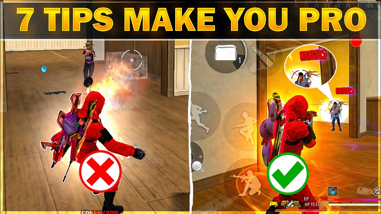 7 PRO Tips To Improve Your Gameplay 🚀 In Free fire | Pro Player कैसे बने ? 2026