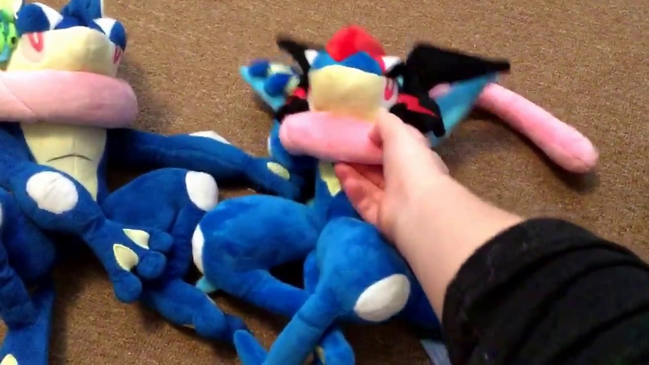 Pokemon Plush Unboxing #3 - ASH GRENINJA!!! - Girly Greninja