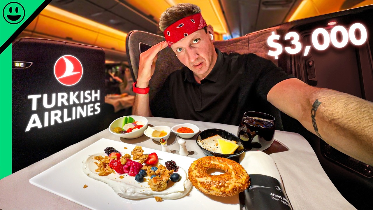 My Turkish Airline Nightmare!! $3000 Business Class Food!