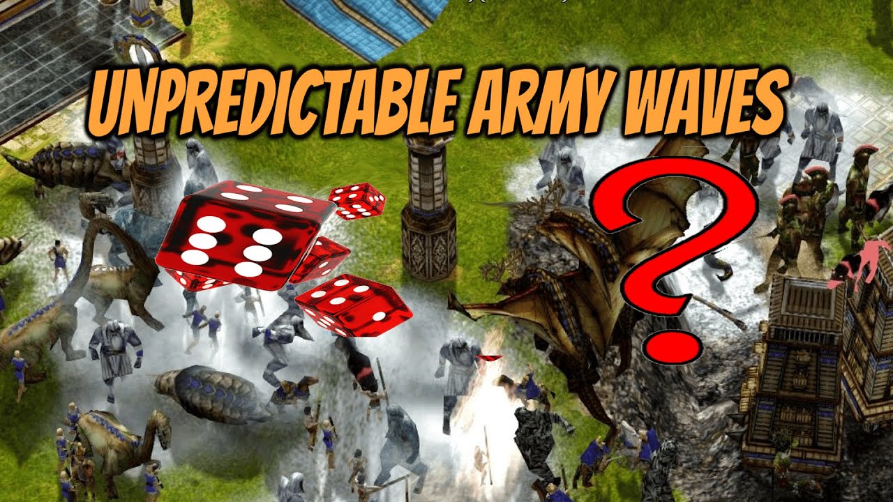 How to make unpredictable attacking waves in age of mythology editor?