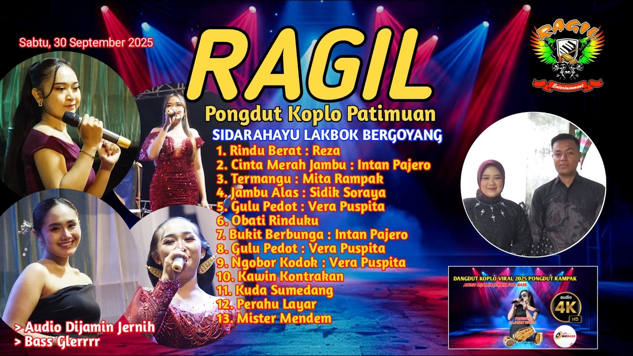 RINDU BERAT - OBATI RINDUKU - LIVE SIDA RAHAYU LAKBOK  - RAGIL PONGDUT