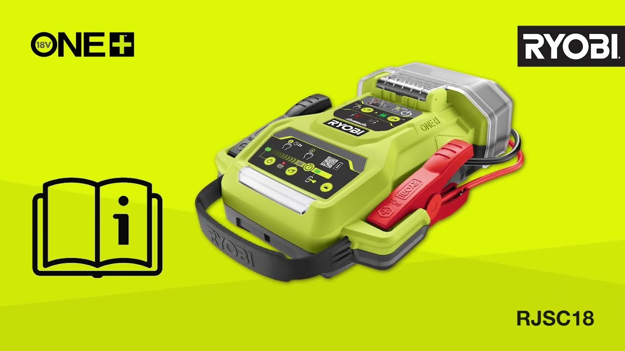 How to use the RYOBI&reg; 18V ONE+&trade; Jump Starter [RJSC18-0]