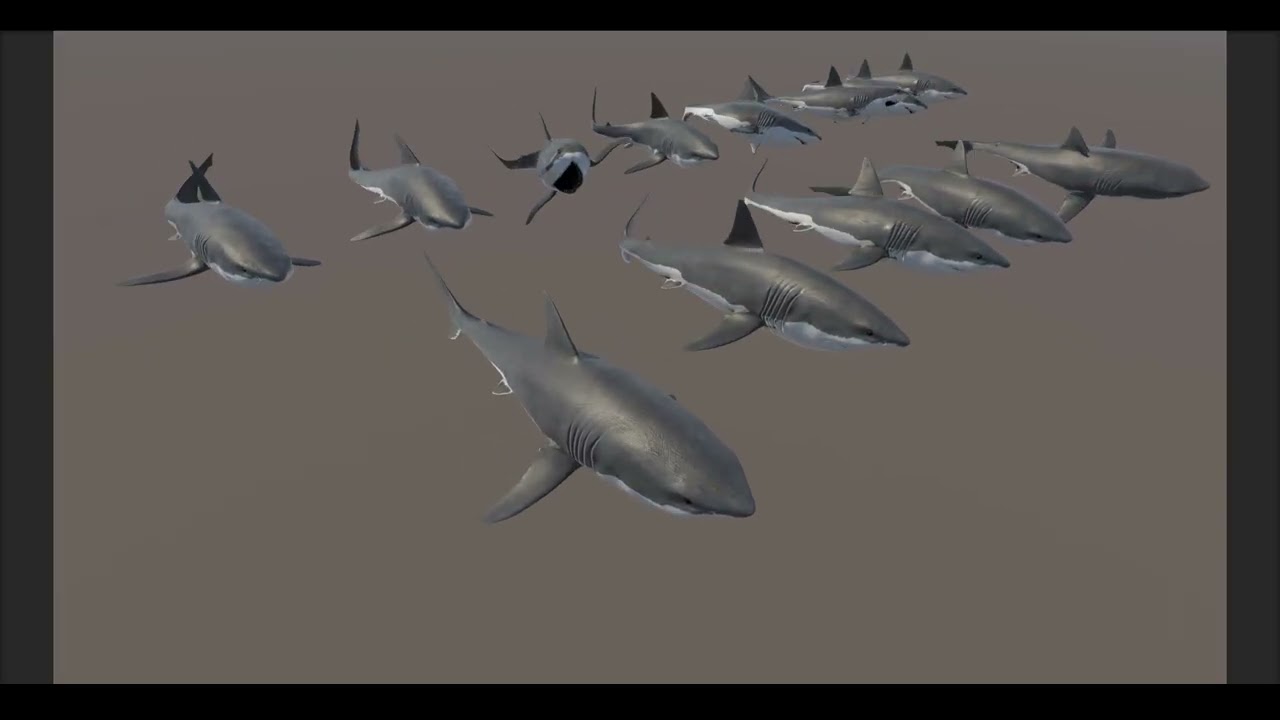 Unity Great White Shark