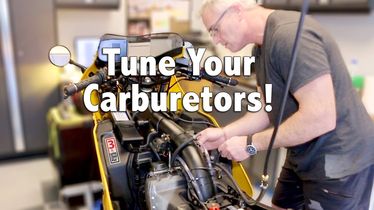 How To: Carburetor Vacuum Tune On A 1995 Triumph Daytona Super III