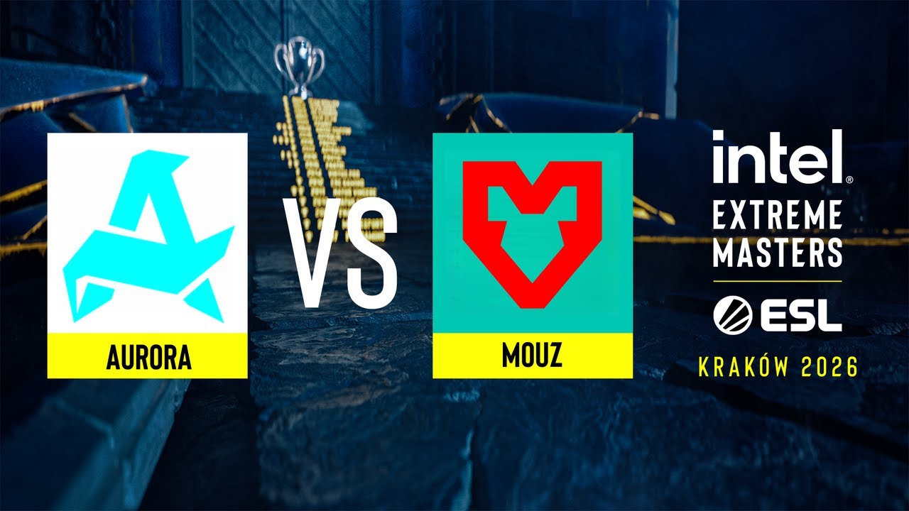 Aurora vs. MOUZ - IEM Kraków 2026 - Group B