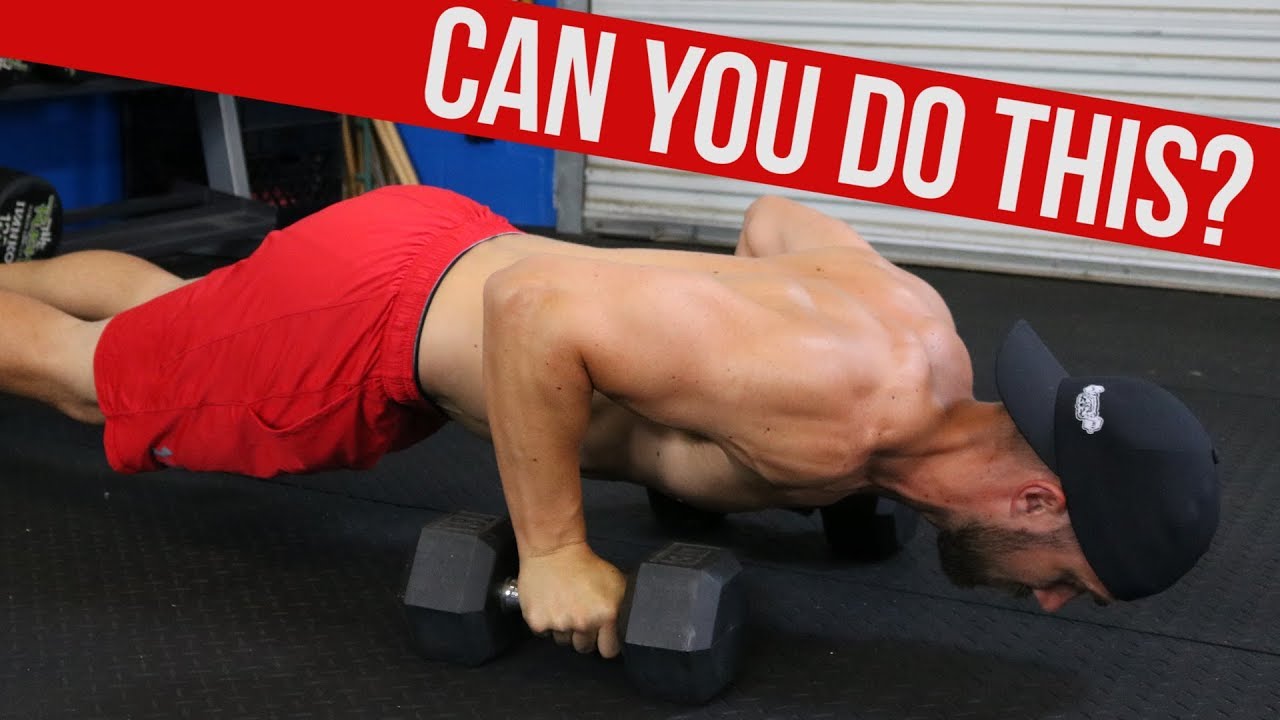 Renegade Rows with Push Ups Between