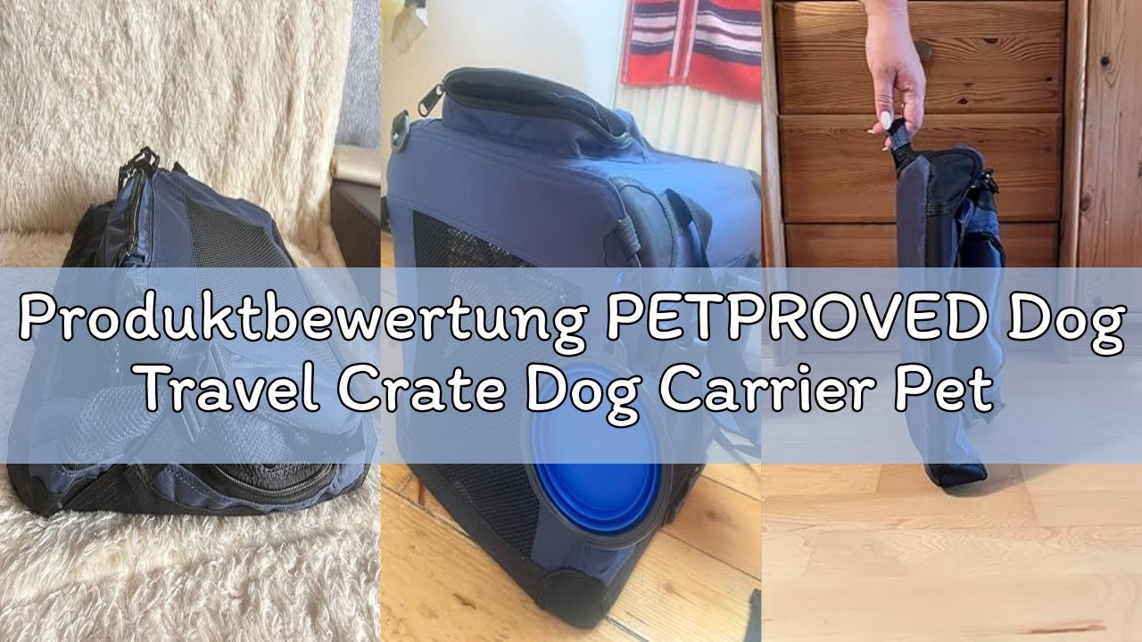 Produktbewertung PETPROVED Dog Travel Crate Dog Carrier Pet Carriers for Dogs Small Dog Car Crate Ca