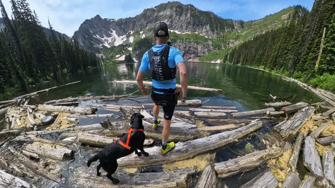 Cliff Lake in MONTANA | TRAIL RUNNING with my DOG