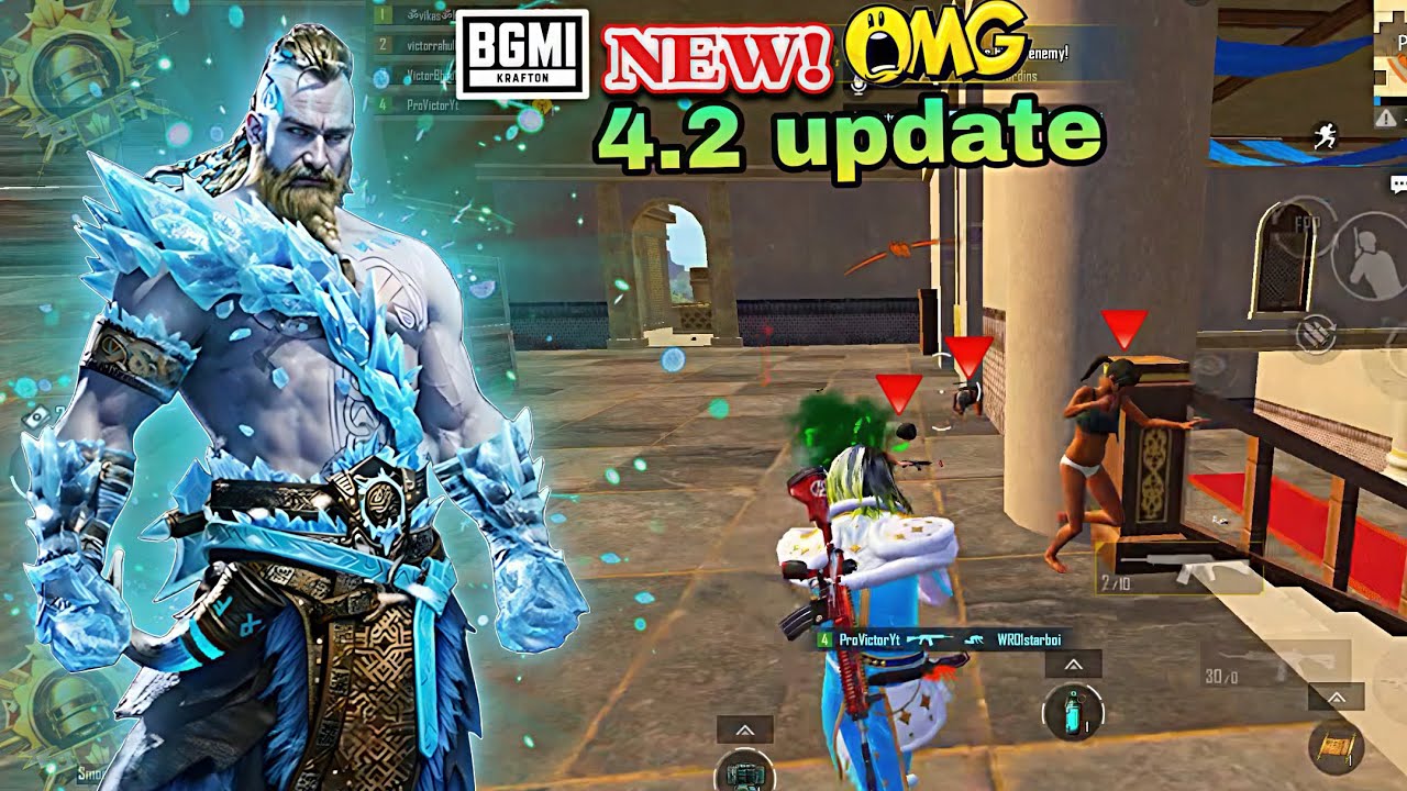 Omg 😨 BGMI 4.2 Update ने गेम ही पलट दिया 😱 | New Power, New Enemy, Full Action!