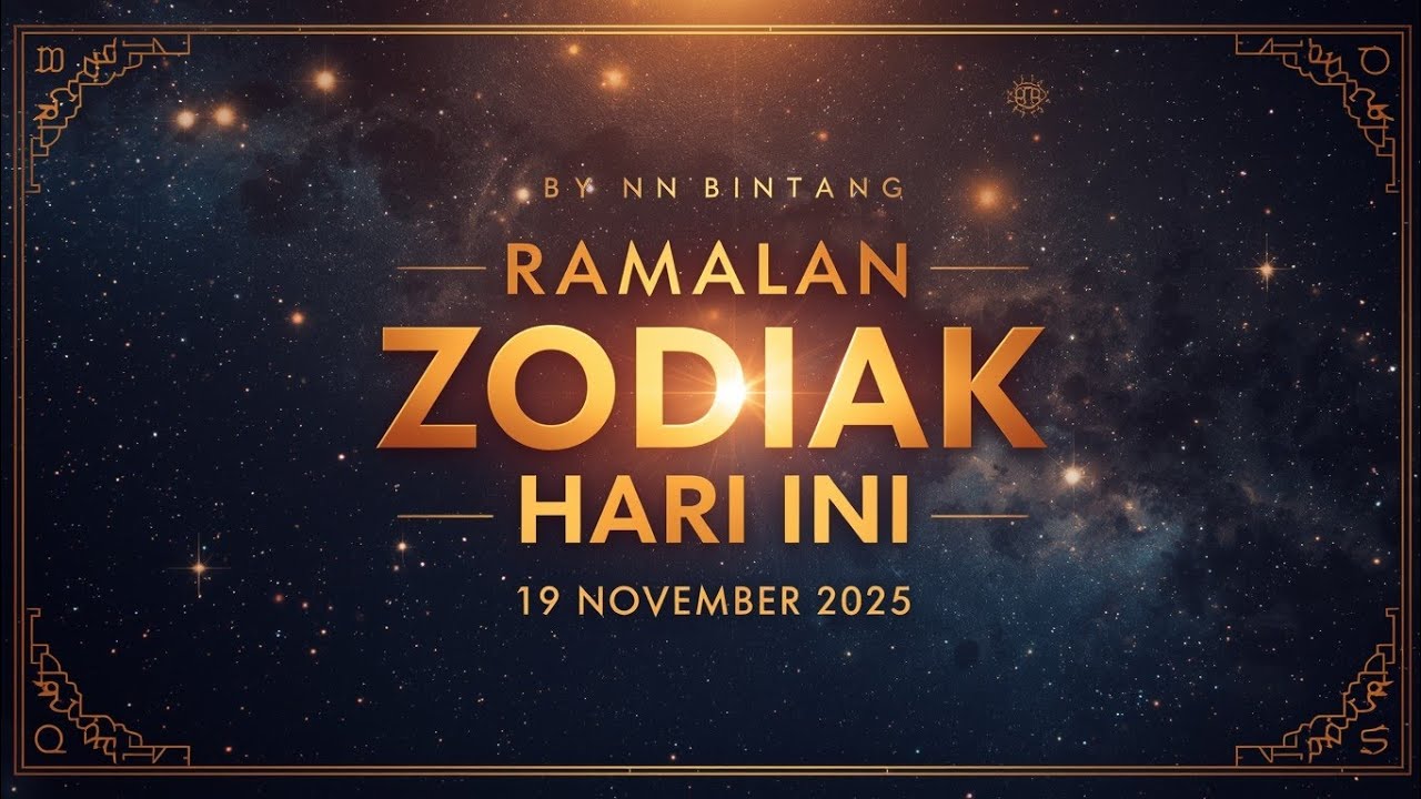 RAMALAN ZODIAK HARI INI 19 NOVEMBER 2025