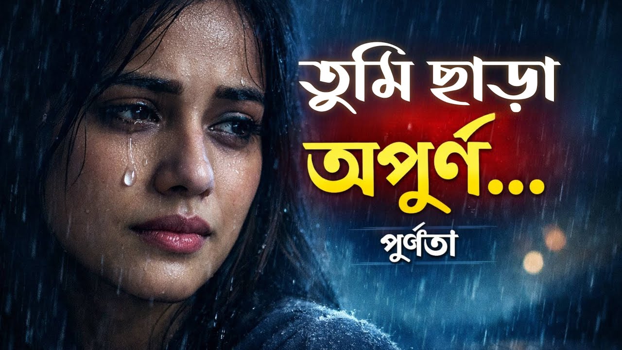পূর্ণতা | তুমি ছাড়া জীবন অপূর্ণ 💔 | Heart Touching Bangla Sad Song 2026