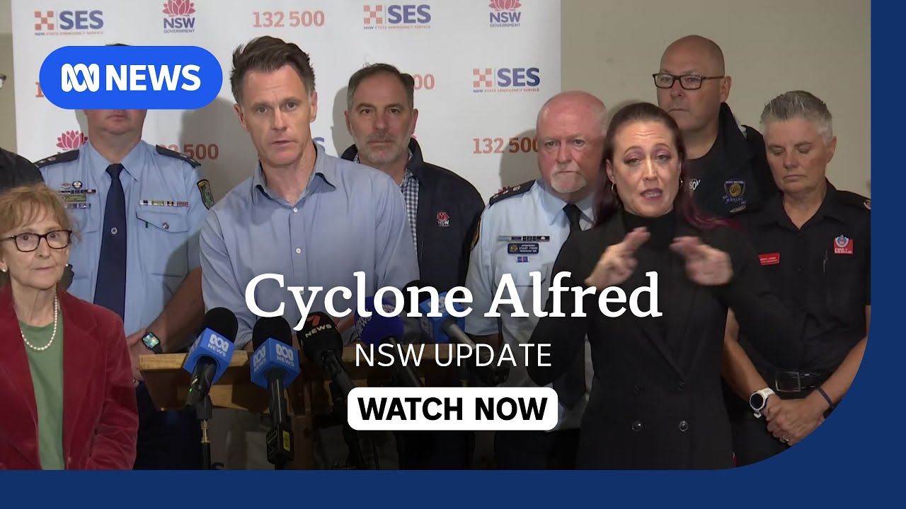 IN FULL: NSW Premier Chris Minns and NSW SES give update on Tropical Cyclone Alfred | ABC NEWS