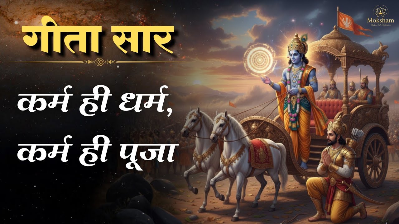 गीता सार : कर्म ही धर्म, कर्म ही पूजा | Gita Saar 2025 | Mokshham | Karma | Krishna | Gita Gyan