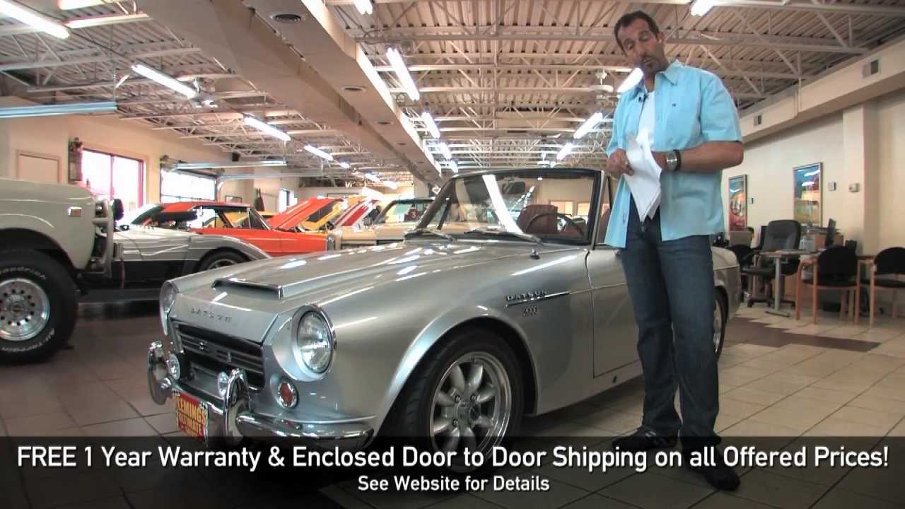 1969 Datsun 2000 Roadster for sale with test drive, driving sounds, and walk through video